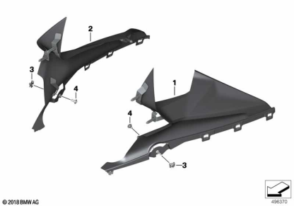 BMW Motorrad M Carbon Upper Side Trim - Image 2